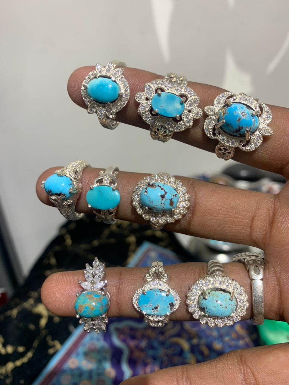 Bague turquoise ( fayrouz)